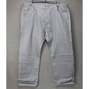 Levis 569 Mens Size W40 L30 Gray Straight Fit Denim Jeans